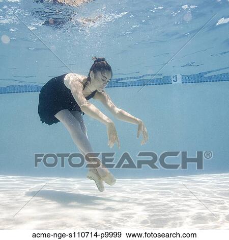 USA, Utah, Orem, Female ballet dancer under water View Large Photo Image Stock Photo - USA, Utah, Orem, Female ballet dancer under water. Fotosearch