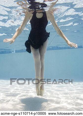 USA, Utah, Orem, Female ballet dancer under water View Large Photo Image Stock Photography - USA, Utah, Orem, Female ballet dancer under water. Fotosearch