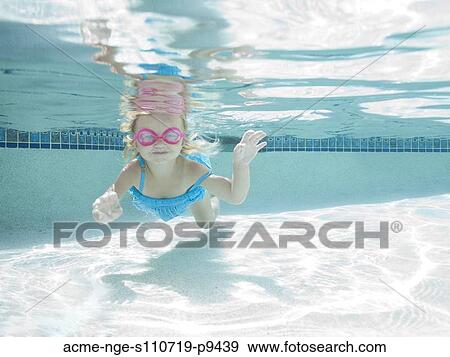USA, Utah, Orem, Girl (2-3) swimming in pool View Large Photo Image Stock Photo - USA, Utah, Orem, Girl (2-3) swimming in pool. Fotosearch