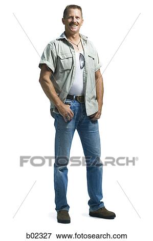 Portrait of a mature man smiling View Large Photo Image Stock Photo - Portrait of a mature man smiling. Fotosearch