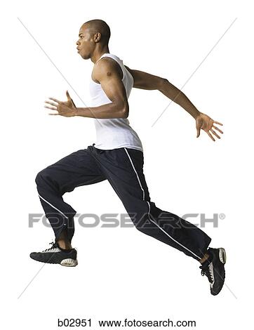 Profile of a man jumping View Large Photo Image Stock Image - Profile of a man jumping. Fotosearch