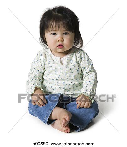Portrait of a baby girl View Large Photo Image Stock Image - Portrait of a baby girl. Fotosearch