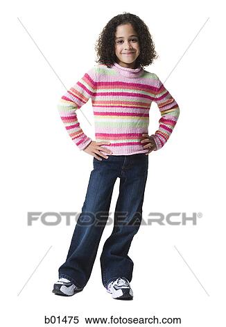 Portrait of a girl smiling and standing View Large Photo Image Stock Photography - Portrait of a girl smiling and standing. Fotosearch