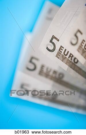 Stock Image - Close-up of euros. Fotosearch
