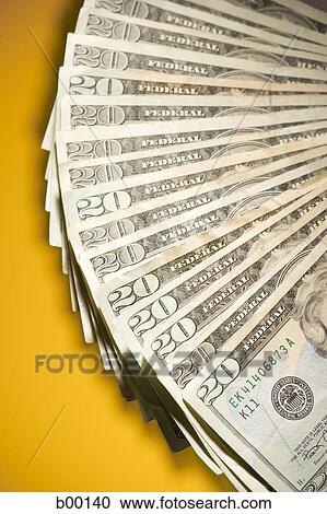 High angle view of twenty dollar bills View Large Photo Image Stock Image - High angle view of twenty dollar bills. Fotosearch