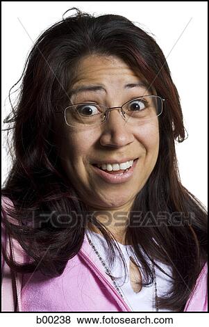 Portrait of a mid adult woman smiling View Large Photo Image Stock Photo - Portrait of a mid adult woman smiling. Fotosearch