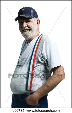 Stock Photography - Portrait of a senior man smiling. Fotosearch