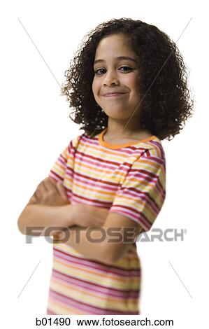 Portrait of a girl smiling View Large Photo Image Stock Image - Portrait of a girl smiling. Fotosearch