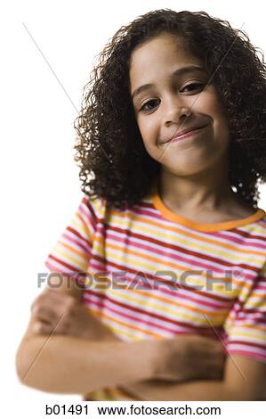 Portrait of a girl smiling View Large Photo Image Stock Image - Portrait of a girl smiling. Fotosearch