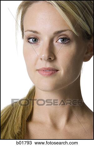 Portrait of a young woman View Large Photo Image Stock Image - Portrait of a young woman. Fotosearch