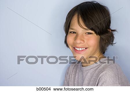 Portrait of a boy smiling View Large Photo Image Picture - Portrait of a boy smiling. Fotosearch