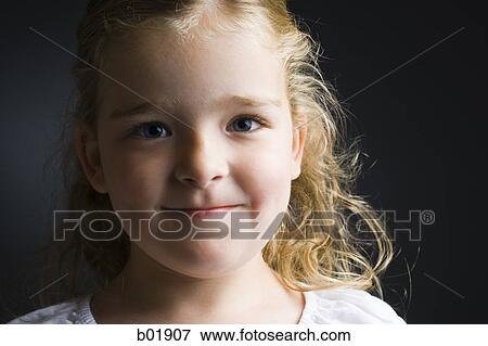 Portrait of a girl View Large Photo Image Stock Photo - Portrait of a girl. Fotosearch