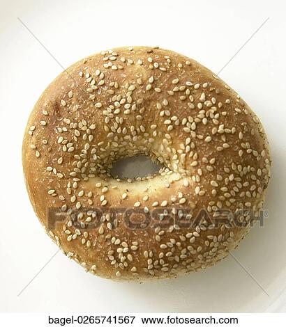 Stock Photo - Bagel, Bread, Sesame Seed, Fresh. Fotosearch