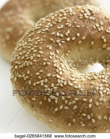 Stock Photo - Bagel, Breakfast, Food, Sesame Seed, Fresh. Fotosearch