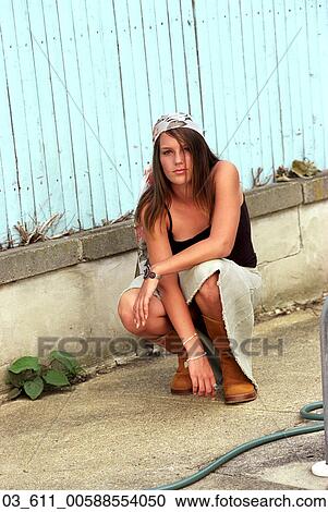 Beauty, Outside, Summer, Girl, Head Scarf View Large Photo Image Stock Image - Beauty, Outside, Summer, Girl, Head Scarf. Fotosearch