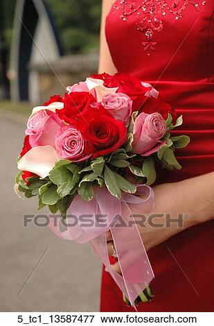 Bridal, Bride, Groom, Romantic, Wedding, Bouquet, Floral View Large Photo Image Stock Photo - Bridal, Bride, Groom, Romantic, Wedding, Bouquet, Floral. Fotosearch