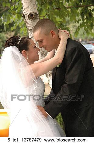 Bridal, Bride, Groom, Romantic, Wedding, Woman View Large Photo Image Stock Photo - Bridal, Bride, Groom, Romantic, Wedding, Woman. Fotosearch