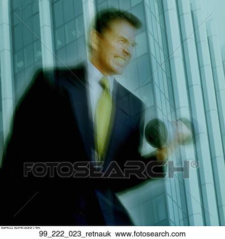 Stock Image - Business, Office, Work, Stress, Strain, Male. Fotosearch