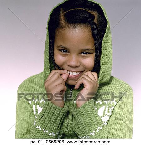 Child, African American, Girl, School Age, Sweater, Winter, Indoors View Large Photo Image Stock Photograph - Child, African American, Girl, School Age, Sweater, Winter, Indoors. Fotosearch