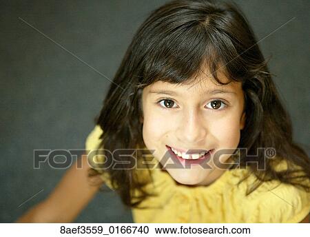 Child, Outside, Portrait, Latin, Brunette, Girl, Smiling View Large Photo Image Stock Image - Child, Outside, Portrait, Latin, Brunette, Girl, Smiling. Fotosearch