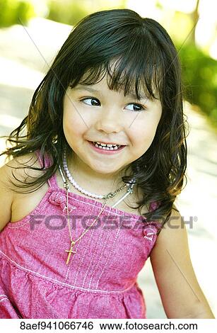 Child, Outside, Portrait, Latin, Brunette View Large Photo Image Stock Photograph - Child, Outside, Portrait, Latin, Brunette. Fotosearch