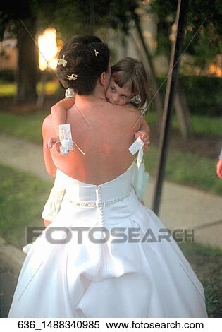 Child, Wedding, Woman, Bride, Outside, Wedding Dress, Love View Large Photo Image Stock Photography - Child, Wedding, Woman, Bride, Outside, Wedding Dress, Love. Fotosearch