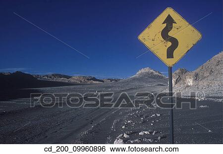 Concept, Still Life, Winding, Road, Street, Sign, Highway View Large Photo Image Stock Photograph - Concept, Still Life, Winding, Road, Street, Sign, Highway. Fotosearch
