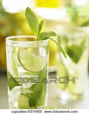 Drink, Water, Mint, Refreshing, Herbs, Lime View Large Photo Image Stock Photography - Drink, Water, Mint, Refreshing, Herbs, Lime. Fotosearch