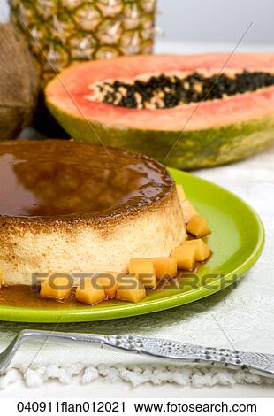 Flan, Still Life, Food, Fruit, Dessert, Caramel, Pineapple View Large Photo Image Stock Image - Flan, Still Life, Food, Fruit, Dessert, Caramel, Pineapple. Fotosearch