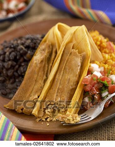 Food, Mexican, Tamale, Beans, Rice, Cooked View Large Photo Image Stock Image - Food, Mexican, Tamale, Beans, Rice, Cooked. Fotosearch