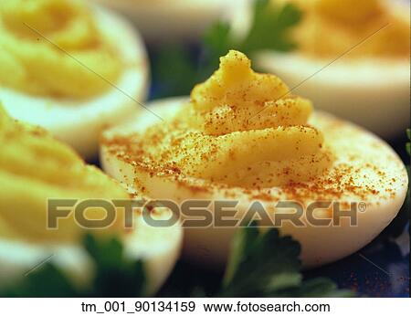 Food, Still Life, Close Up, Egg, Eggs, Deviled, Paprika View Large Photo Image Stock Photo - Food, Still Life, Close Up, Egg, Eggs, Deviled, Paprika. Fotosearch