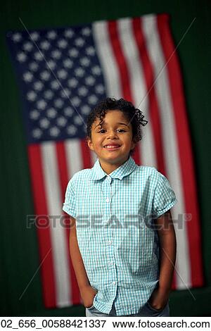 Inside, Child, Girl, American Flag, Patriotic, Ethnic, Standing View Large Photo Image Stock Photo - Inside, Child, Girl, American Flag, Patriotic, Ethnic, Standing. Fotosearch