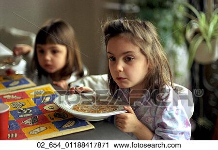Inside, Child, Kitchen, Sister, Girl, Breakfast, Pajamas View Large Photo Image Stock Image - Inside, Child, Kitchen, Sister, Girl, Breakfast, Pajamas. Fotosearch