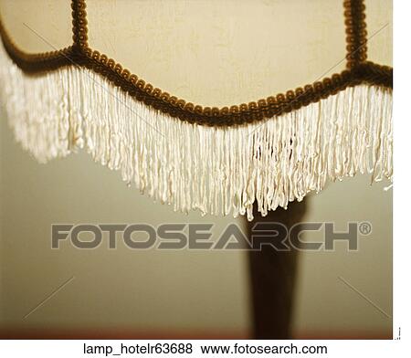 Lamp, Shade, Tassles, Fancy, Victorian, White, Brown View Large Photo Image Stock Photo - Lamp, Shade, Tassles, Fancy, Victorian, White, Brown. Fotosearch