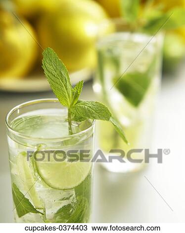 Lime, Lemon, Mojito, Cocktail, Ice, Green, Herb View Large Photo Image Stock Image - Lime, Lemon, Mojito, Cocktail, Ice, Green, Herb. Fotosearch