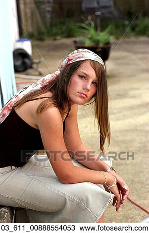 Outside, Portrait, Trendy, Stylish, Cap, Bandana View Large Photo Image Stock Image - Outside, Portrait, Trendy, Stylish, Cap, Bandana. Fotosearch