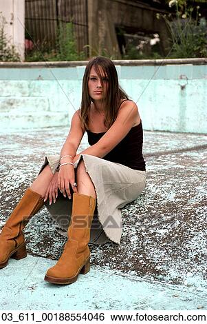 Outside, Portrait, Trendy, Stylish, Cap, Bandana View Large Photo Image Stock Photograph - Outside, Portrait, Trendy, Stylish, Cap, Bandana. Fotosearch