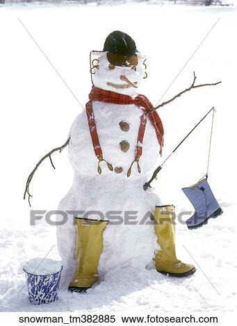 Outside, Snow, Winter, Snowy, Snowman, Branches View Large Photo Image Stock Photography - Outside, Snow, Winter, Snowy, Snowman, Branches. Fotosearch