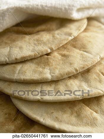 Pita Bread, Baked, Fresh, Ethnic View Large Photo Image Stock Image - Pita Bread, Baked, Fresh, Ethnic. Fotosearch
