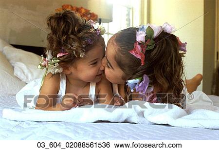 Ring Bearers, Bedroom, Siblings, Sisters, Child, At Home View Large Photo Image Stock Photograph - Ring Bearers, Bedroom, Siblings, Sisters, Child, At Home. Fotosearch