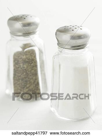 Stock Photo - Salt, Pepper, Shakers, Seasonings, Spices. Fotosearch