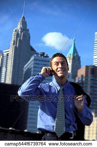 Skyline, Workaholic, Skyscrapers, Solo, Talking On The Phone, Abroad View Large Photo Image Picture - Skyline, Workaholic, Skyscrapers, Solo, Talking On The Phone, Abroad. Fotosearch