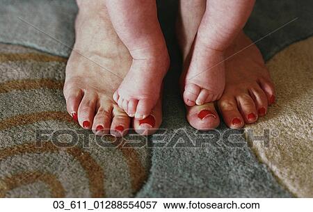 Stock Photo - Woman, Body Part, Mother, Child, Baby, Together, Loving. Fotosearch