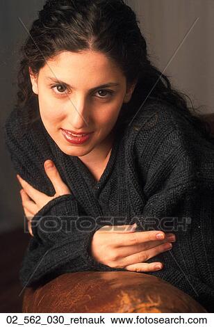 Woman, Happy, Inside, Winter, Gray, Sweater, Eye Contact View Large Photo Image Stock Image - Woman, Happy, Inside, Winter, Gray, Sweater, Eye Contact. Fotosearch