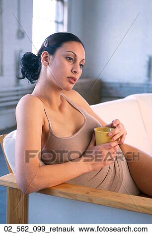 Woman, Pensive, Inside, Drinking, Revealing, Relaxing View Large Photo Image Stock Image - Woman, Pensive, Inside, Drinking, Revealing, Relaxing. Fotosearch