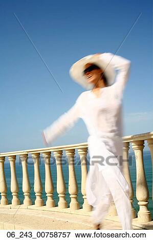 balcony, clothes, dress, front, view, hat, nature View Large Photo Image Stock Photo - balcony, clothes, dress, front, view, hat, nature. Fotosearch