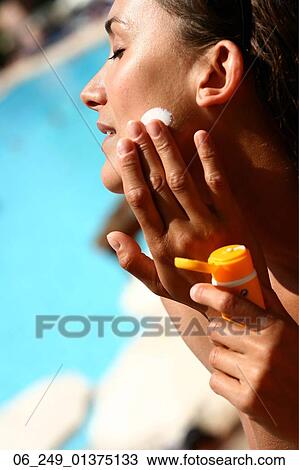 Stock Image - Beauty, Body, Outside, Person, Place, Sea, Season. Fotosearch