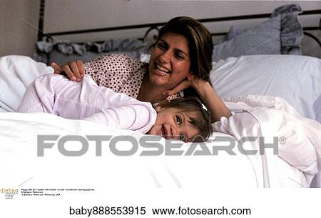 Stock Photography - Bedroom, Happy, Inside, Mother. Fotosearch