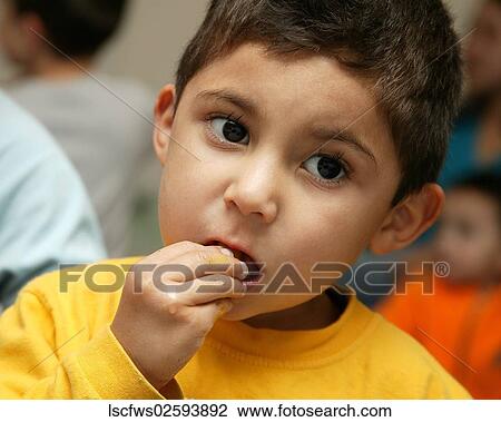 Boy, 2-5, Color, Snack, Latin, Brunette, Gesturing View Large Photo Image Stock Image - Boy, 2-5, Color, Snack, Latin, Brunette, Gesturing. Fotosearch