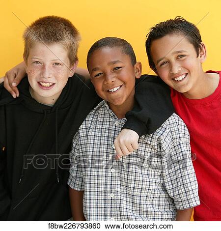 Boys, Friends, Happy, Smiling, Eye, Contact View Large Photo Image Stock Image - Boys, Friends, Happy, Smiling, Eye, Contact. Fotosearch